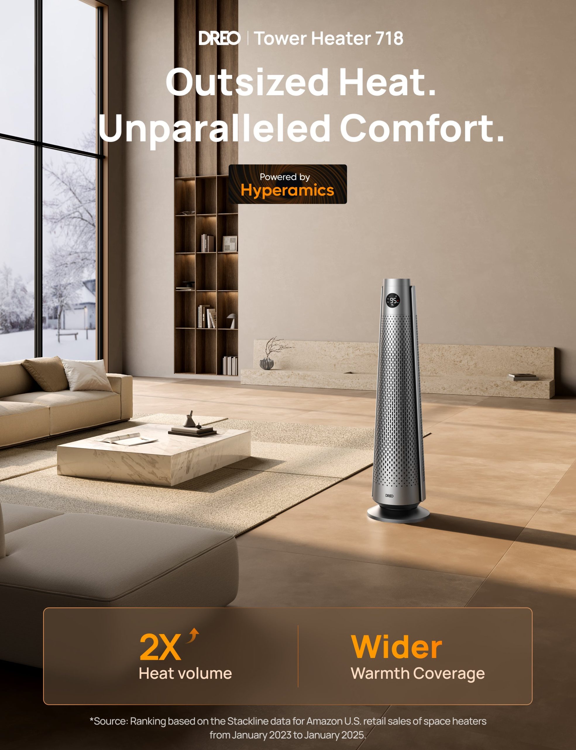 Tower Heater 718 & Smart Humidifier 735S 11L - Image 5