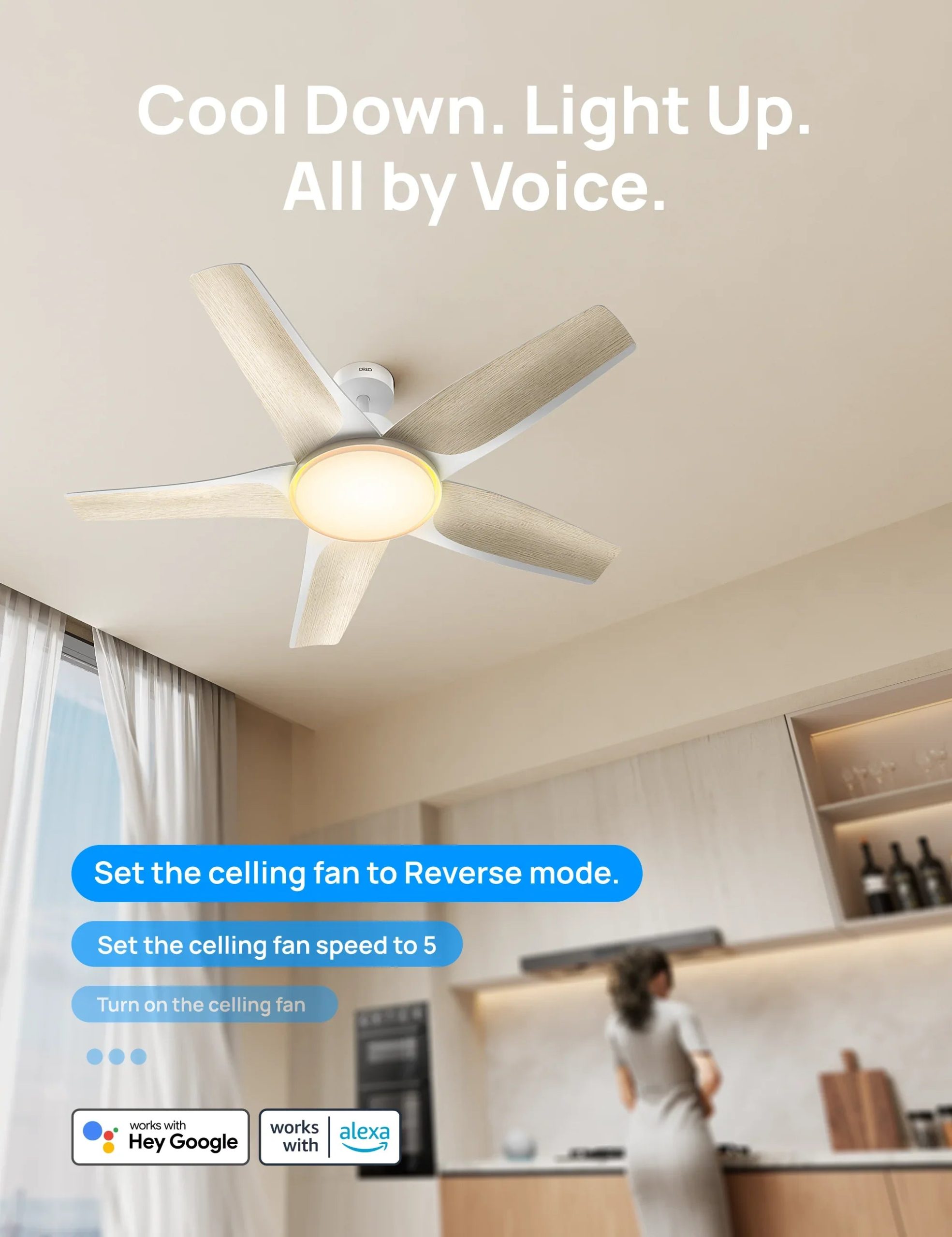 Smart Ceiling Fan 712S - Image 4