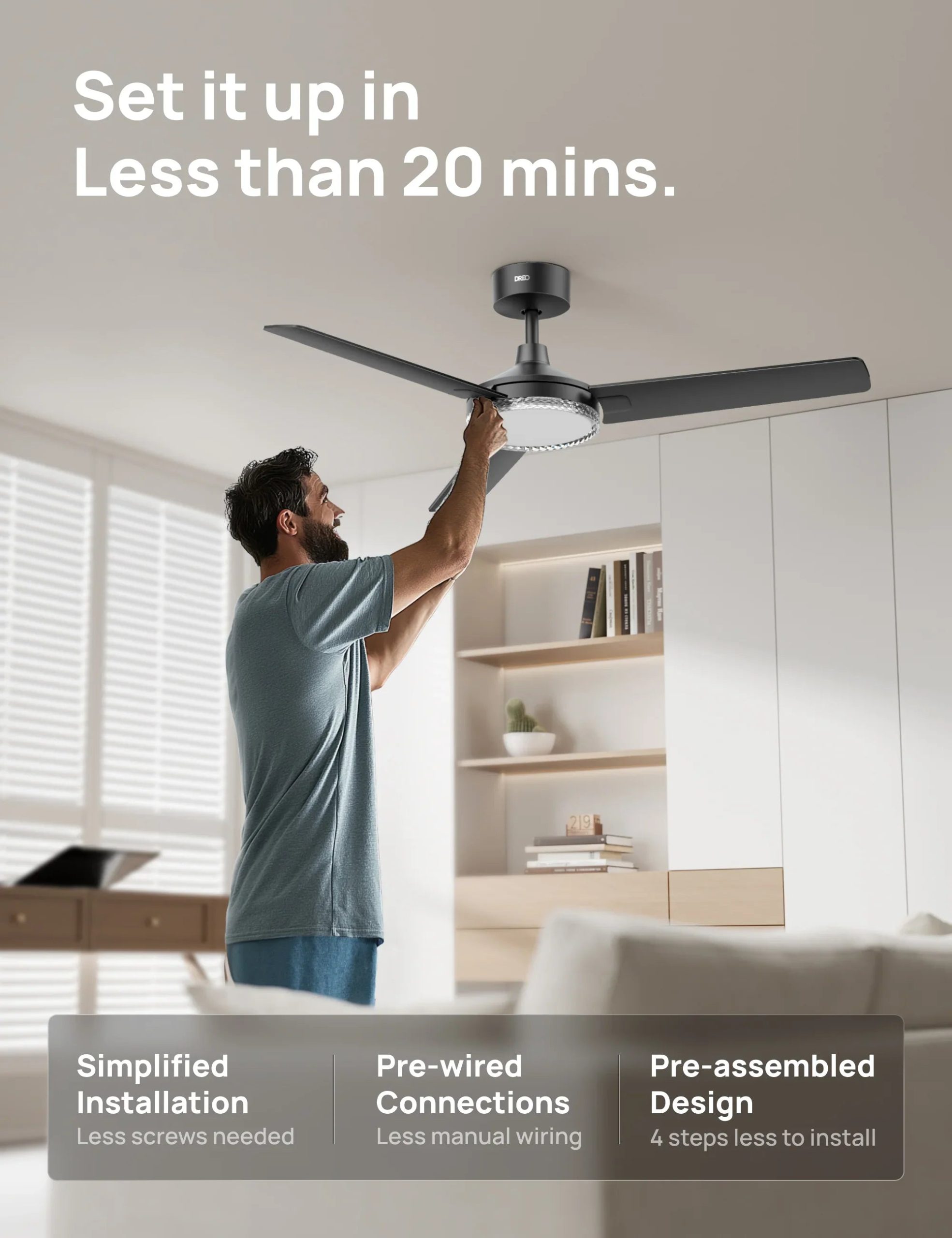 Smart Ceiling Fan 334S - Image 7