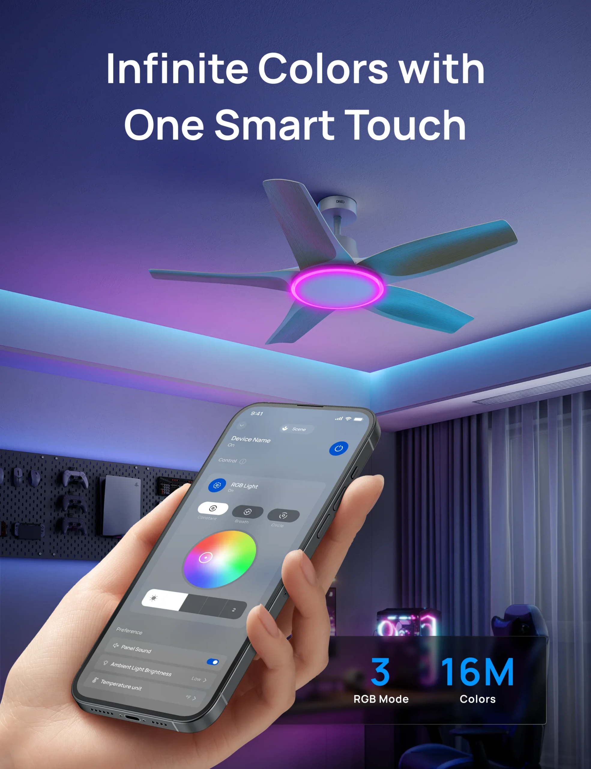 Smart Ceiling Fan 712S - Image 9