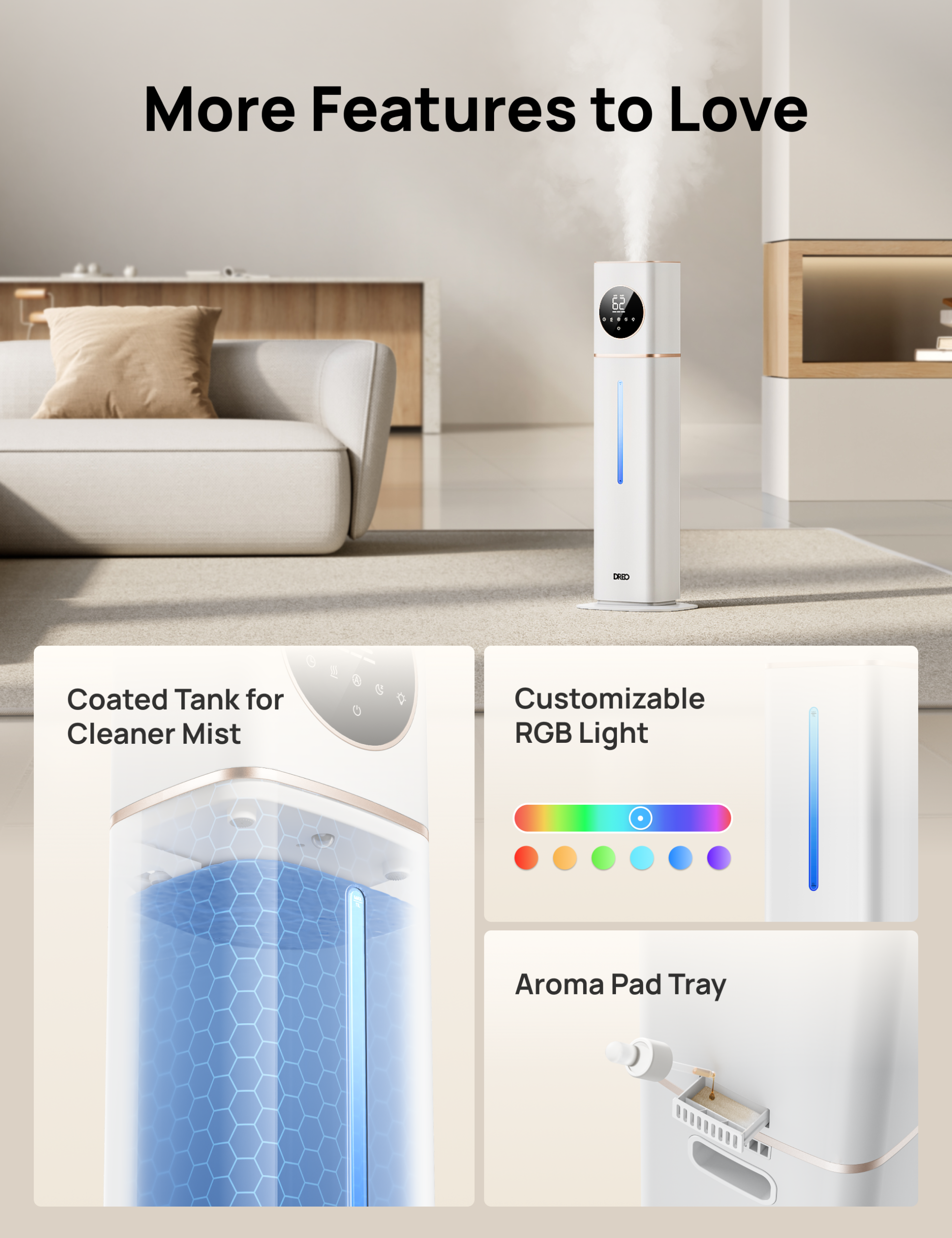Smart Humidifier 735S with Inhibitor Cartridge - Image 6